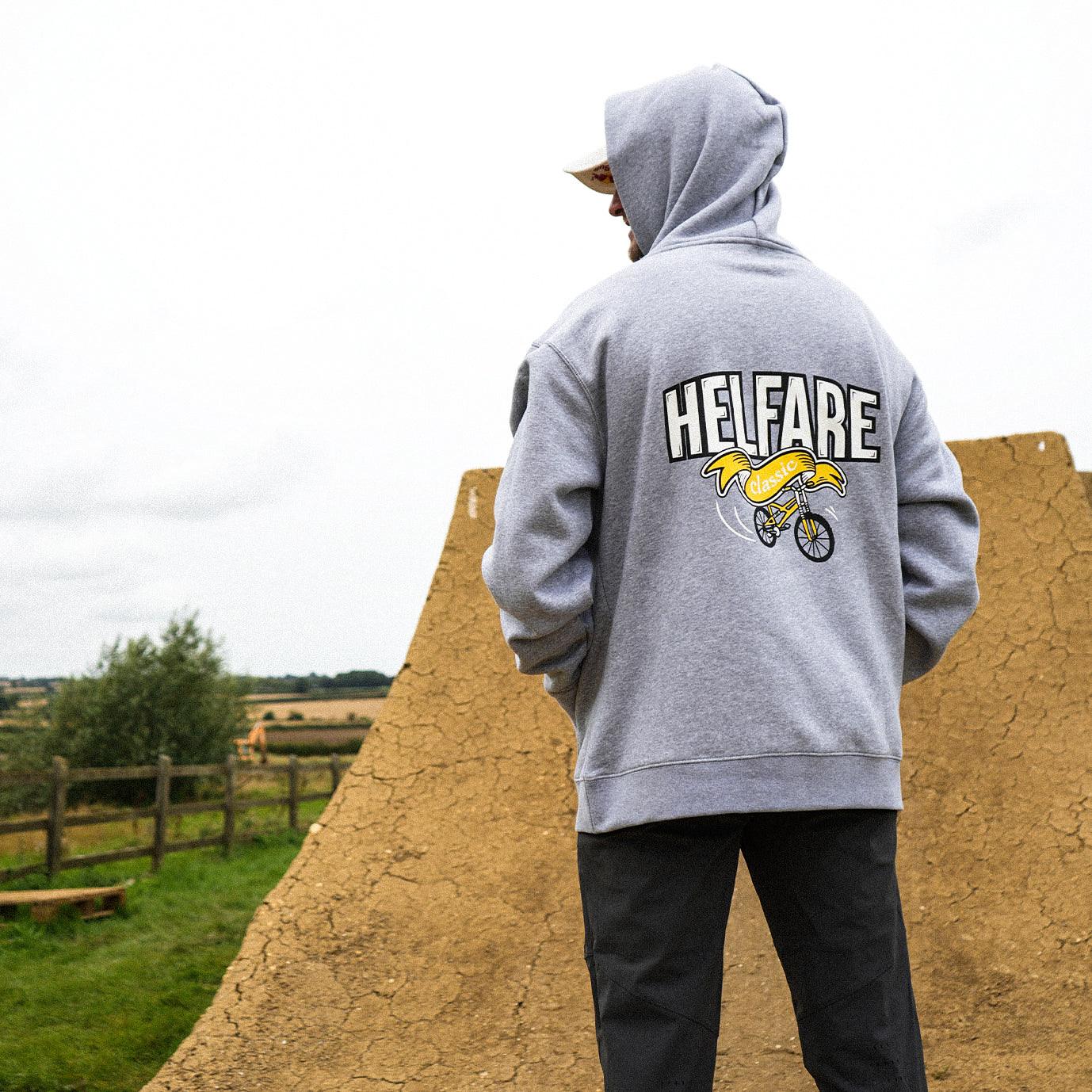 Helfare Classic Hood | Athletic Heather - HELFARE