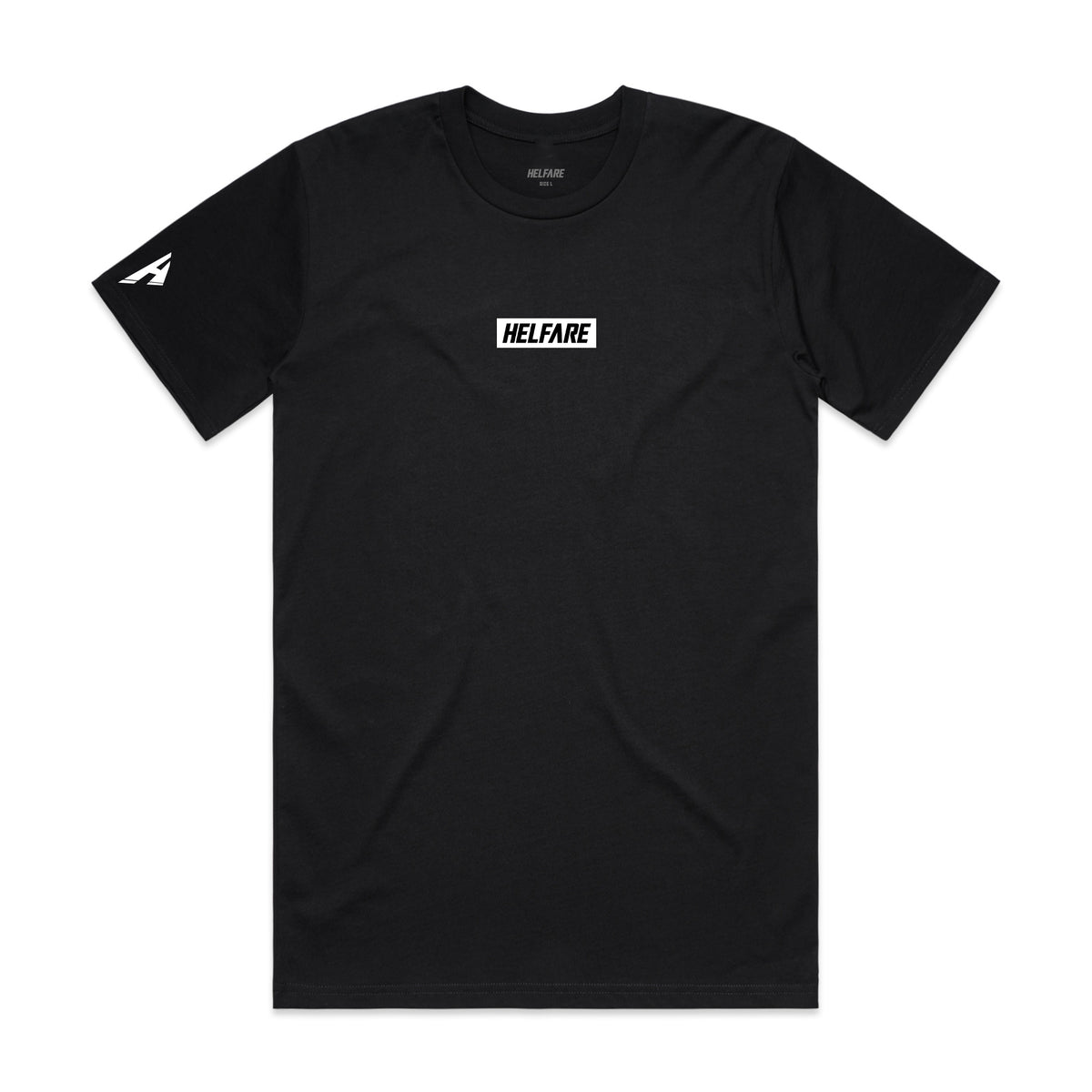 theredthered S stamp tee dress Black