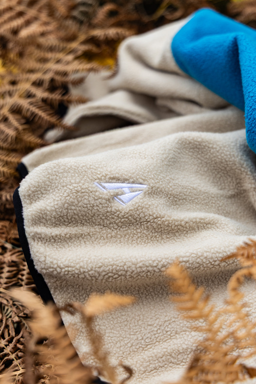 Voyager Sherpa Full Zip Fleece | Blue