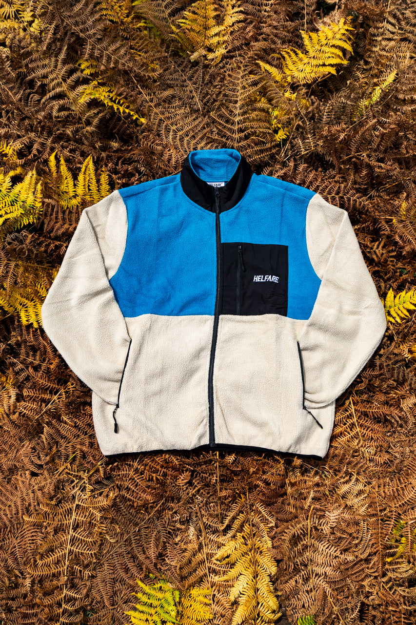 Voyager Sherpa Full Zip Fleece | Blue