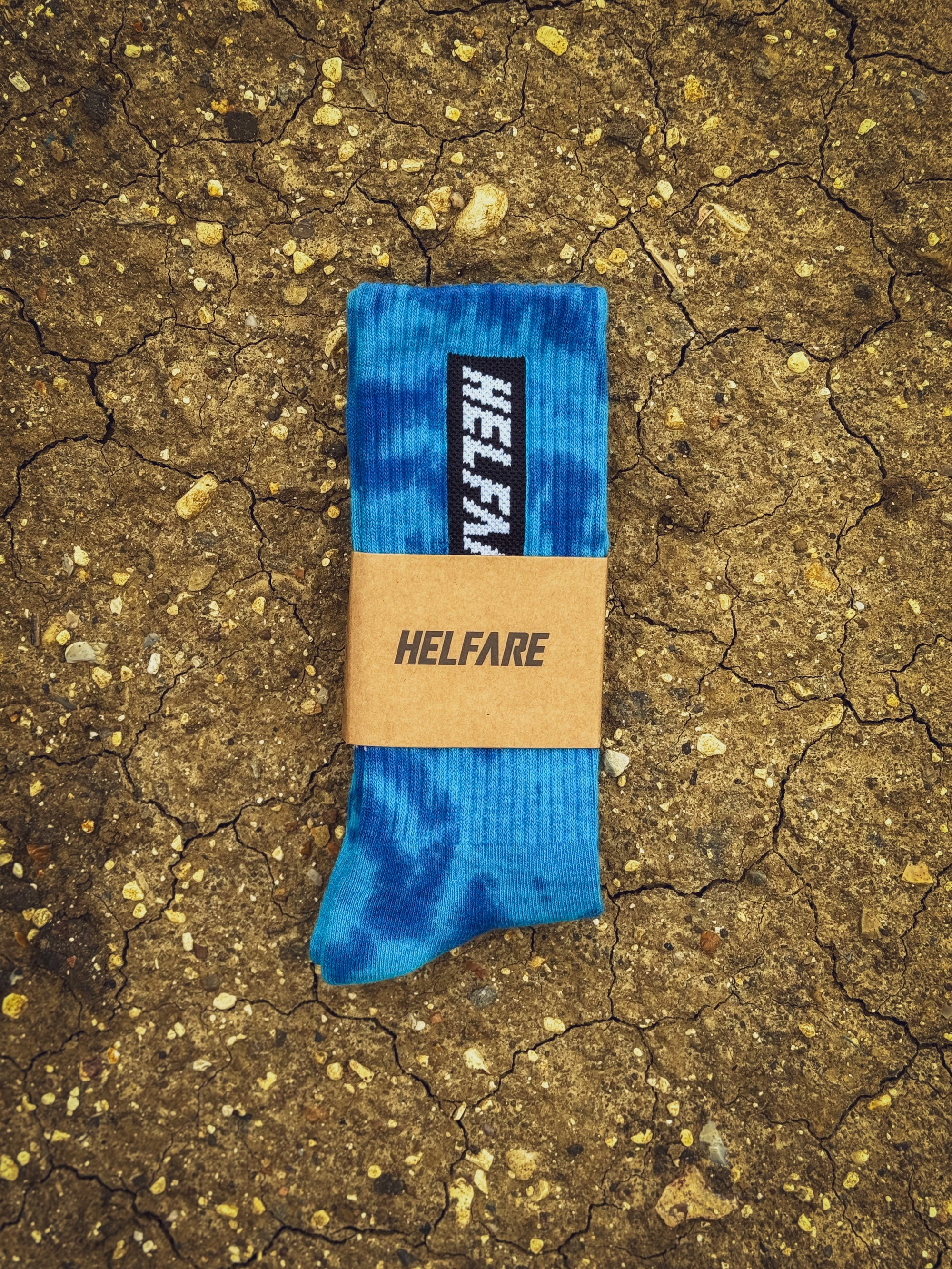 Box Logo Tie Dye Socks | Blue Me Away
