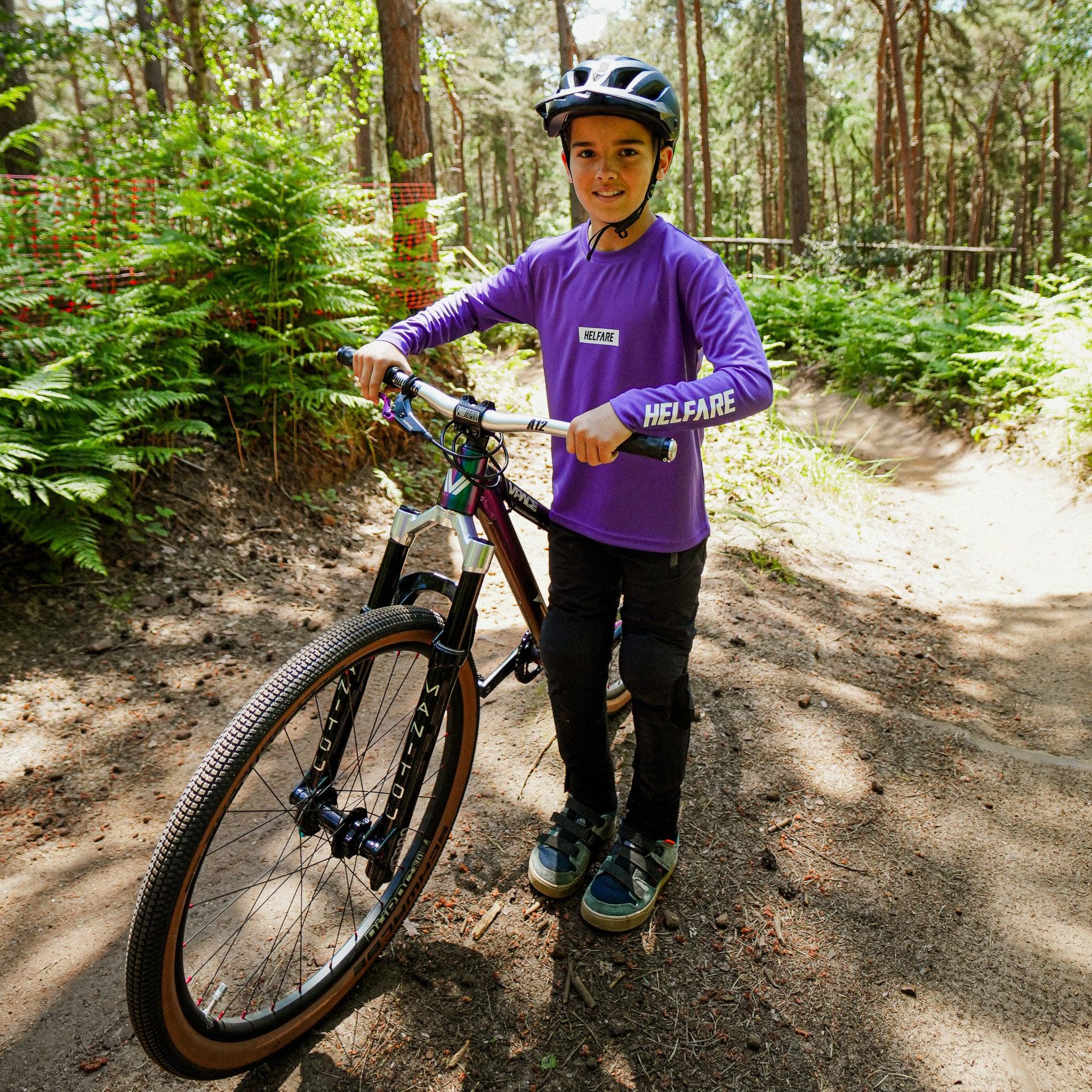 YOUTH Cadence Jersey | Purple - HELFARE