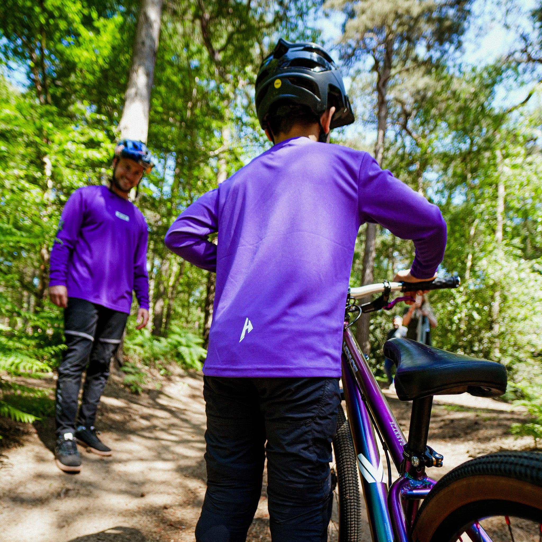 YOUTH Cadence Jersey | Purple - HELFARE