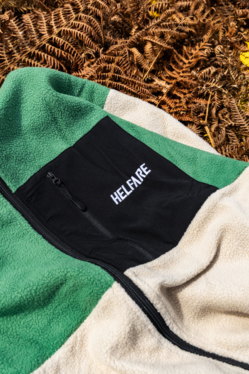 Voyager Sherpa Full Zip Fleece | Green