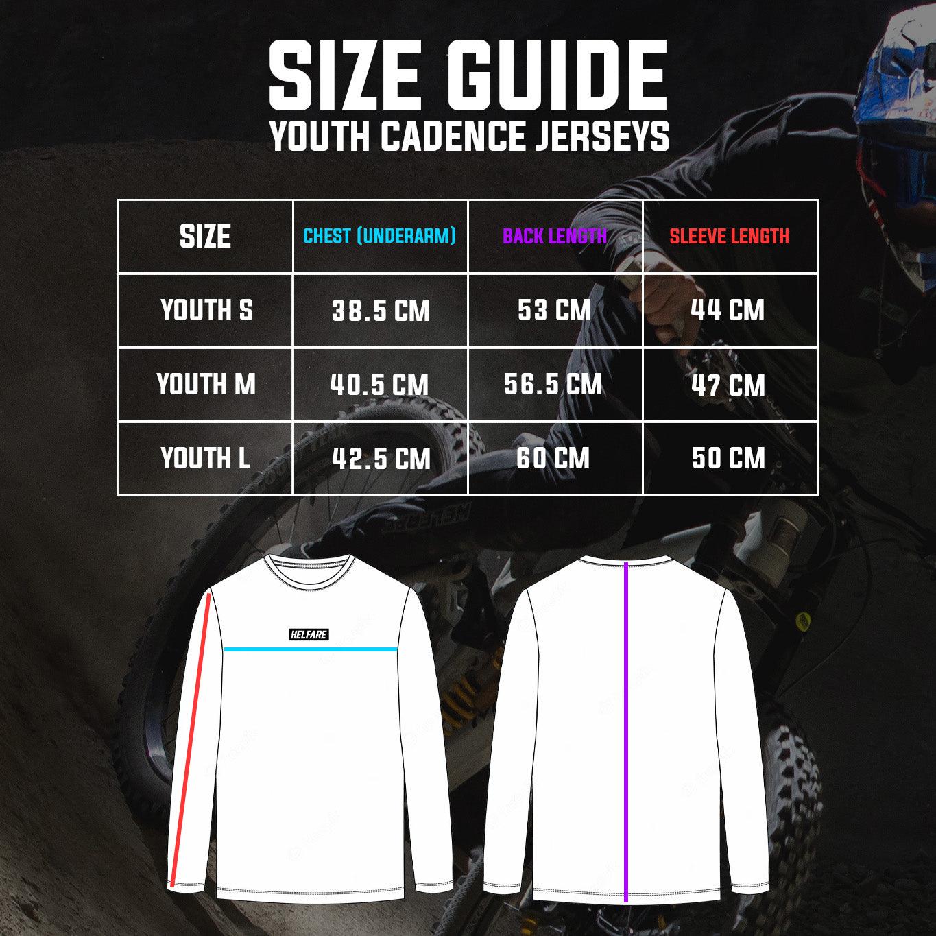 YOUTH Cadence Jersey | Teal - HELFARE