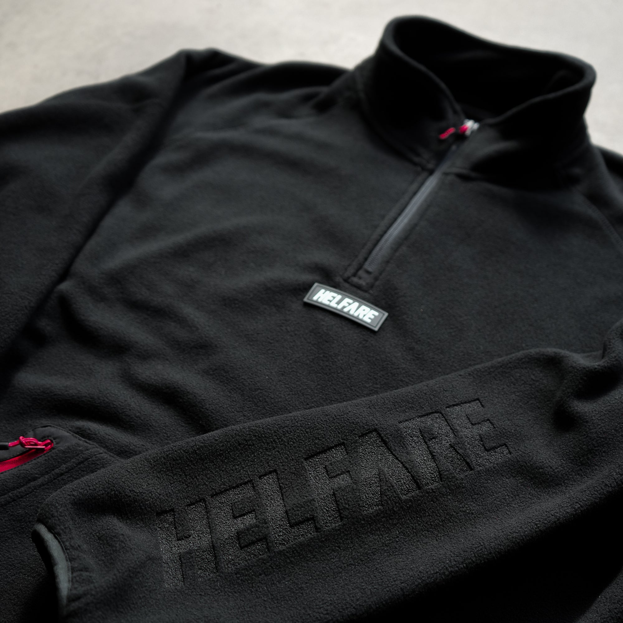 Polar 1/4 Zip Fleece | Deep Black