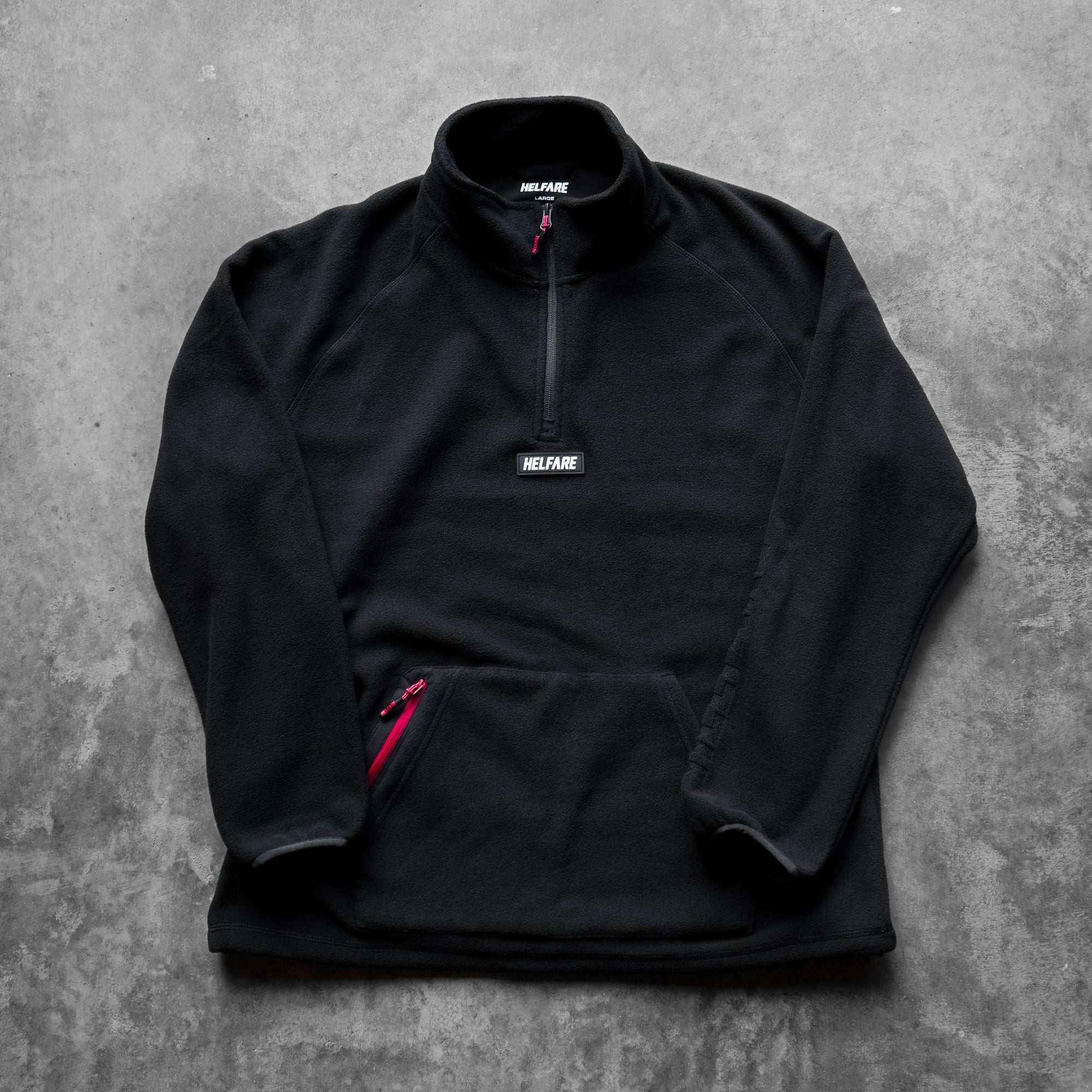 Polar 1/4 Zip Fleece | Deep Black