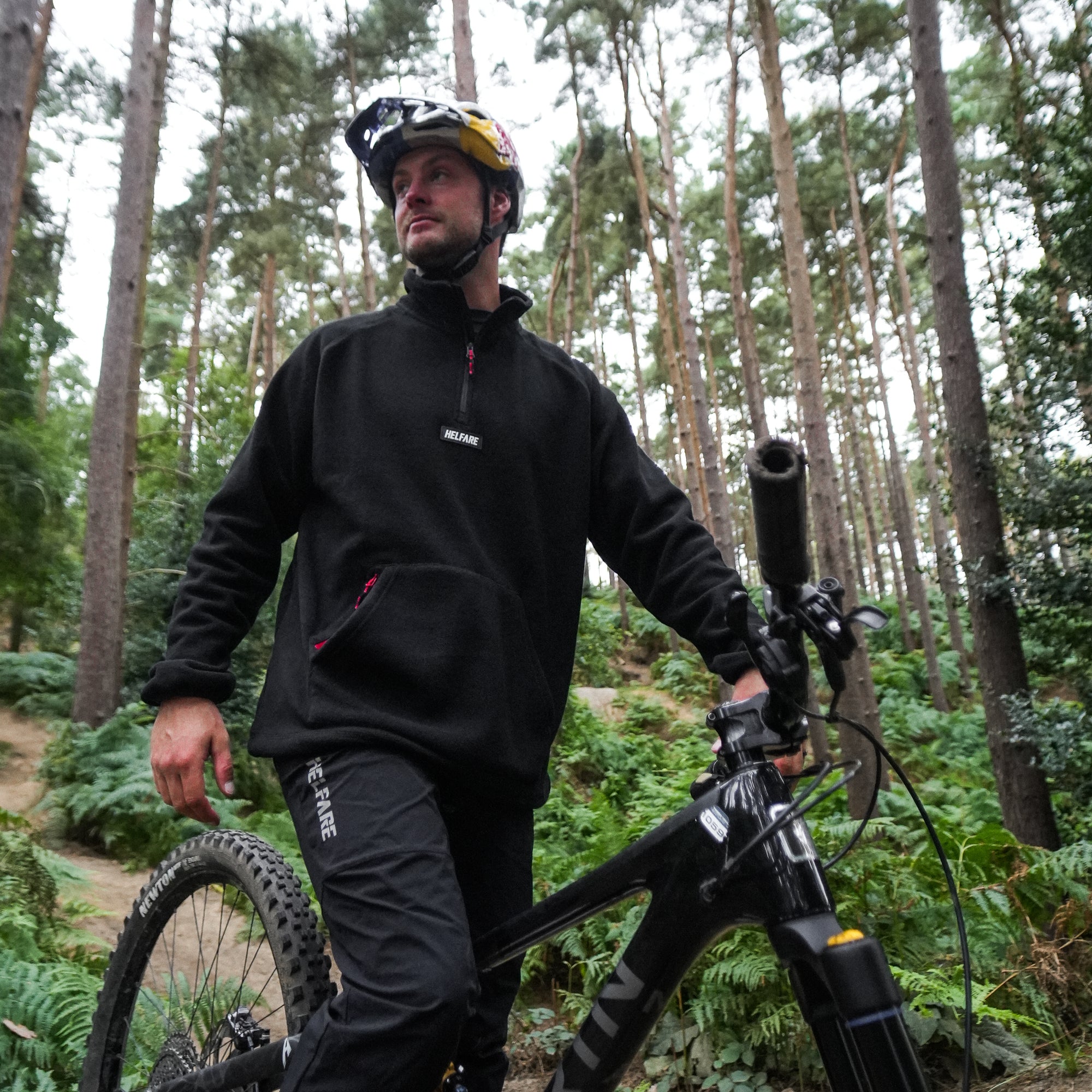 Polar 1/4 Zip Fleece | Deep Black