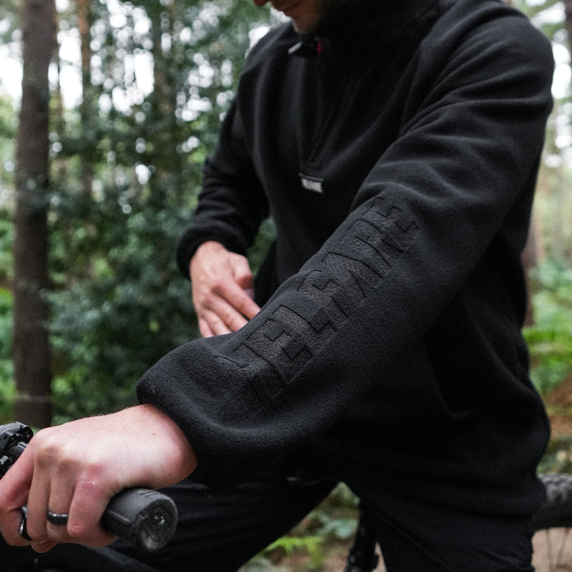 Polar 1/4 Zip Fleece | Deep Black