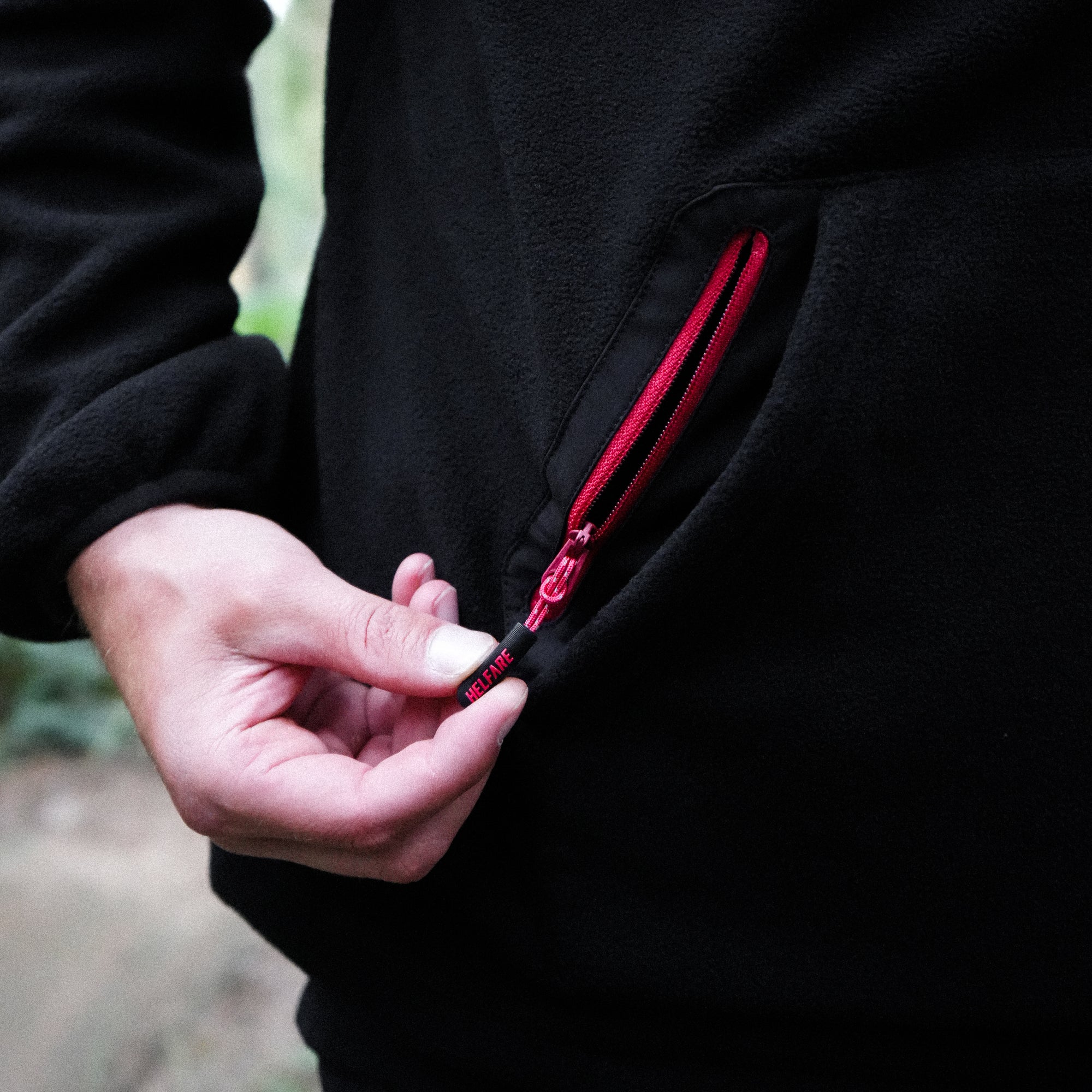 Polar 1/4 Zip Fleece | Deep Black