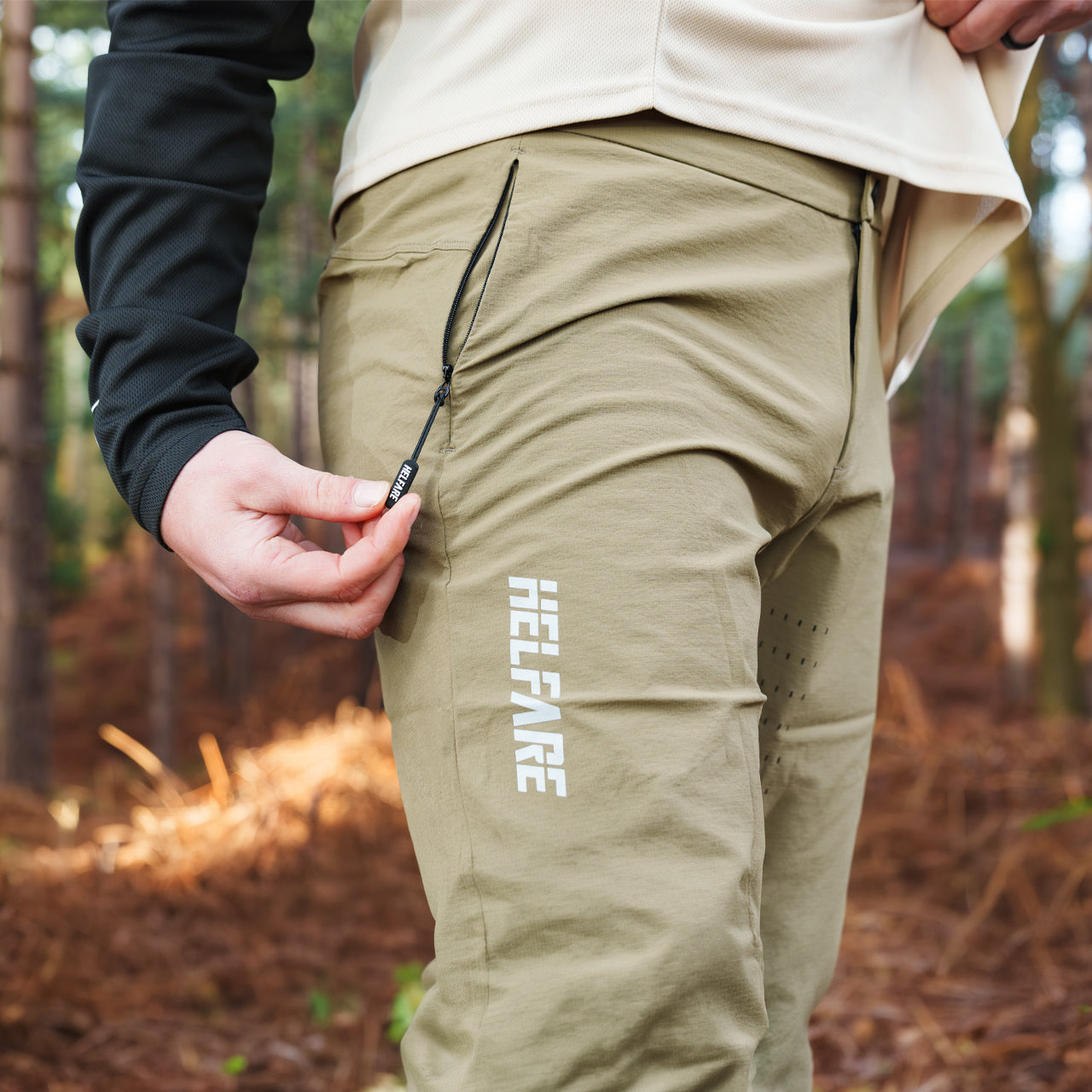 Helfare Rival Race Pants | Khaki | HELFARE High Performance MTB Kit