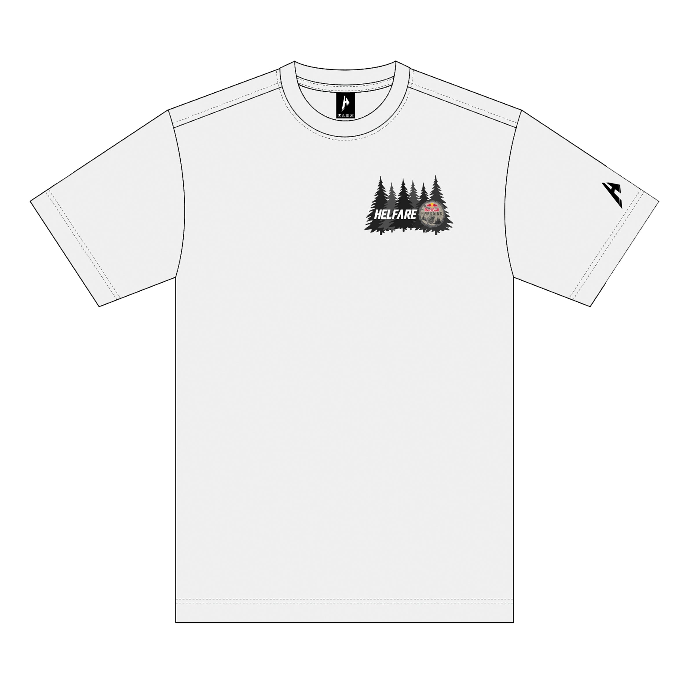 RED BULL HARDLINE TEE | WHITE