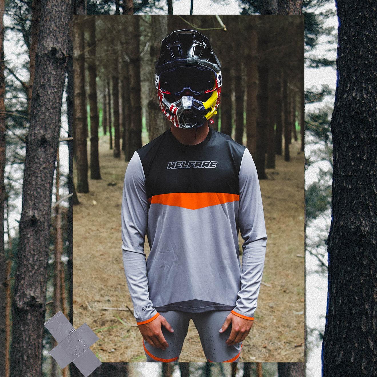 Rival Long Sleeve Jersey | Shark Grey - HELFARE