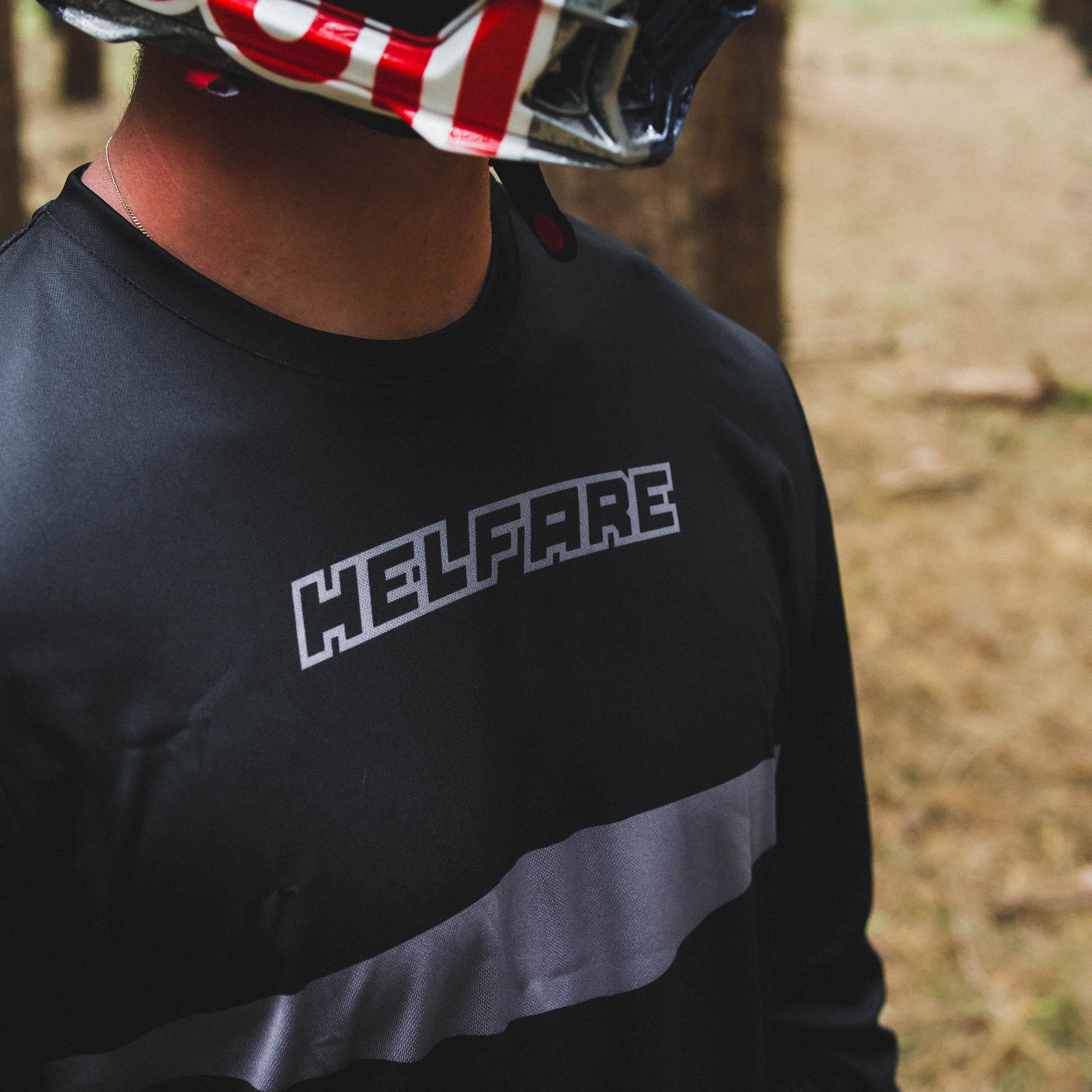 Rival Long Sleeve Jersey | Onyx Black - HELFARE