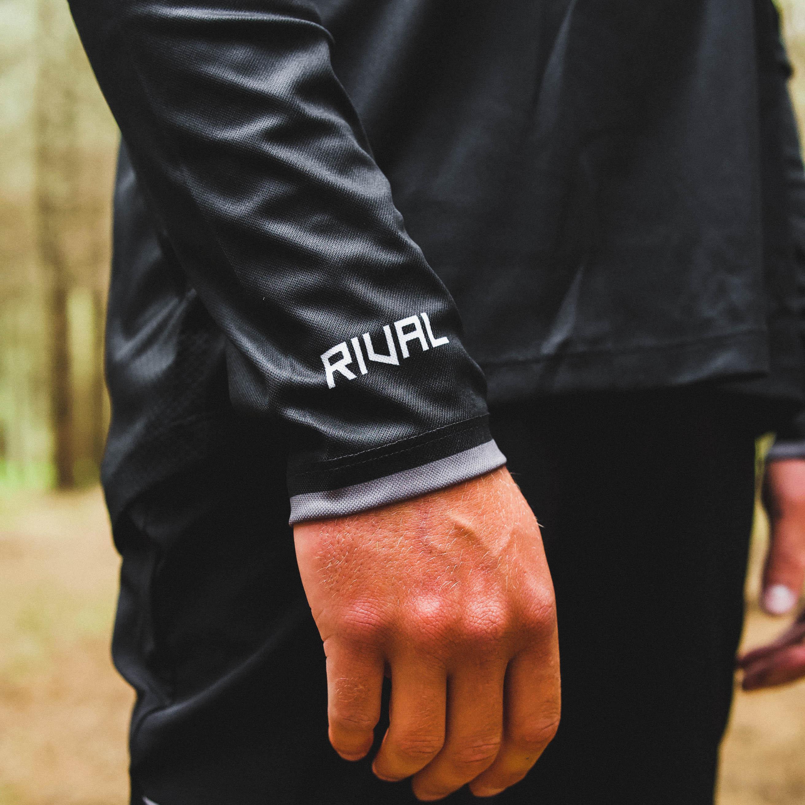 Rival Long Sleeve Jersey | Onyx Black - HELFARE
