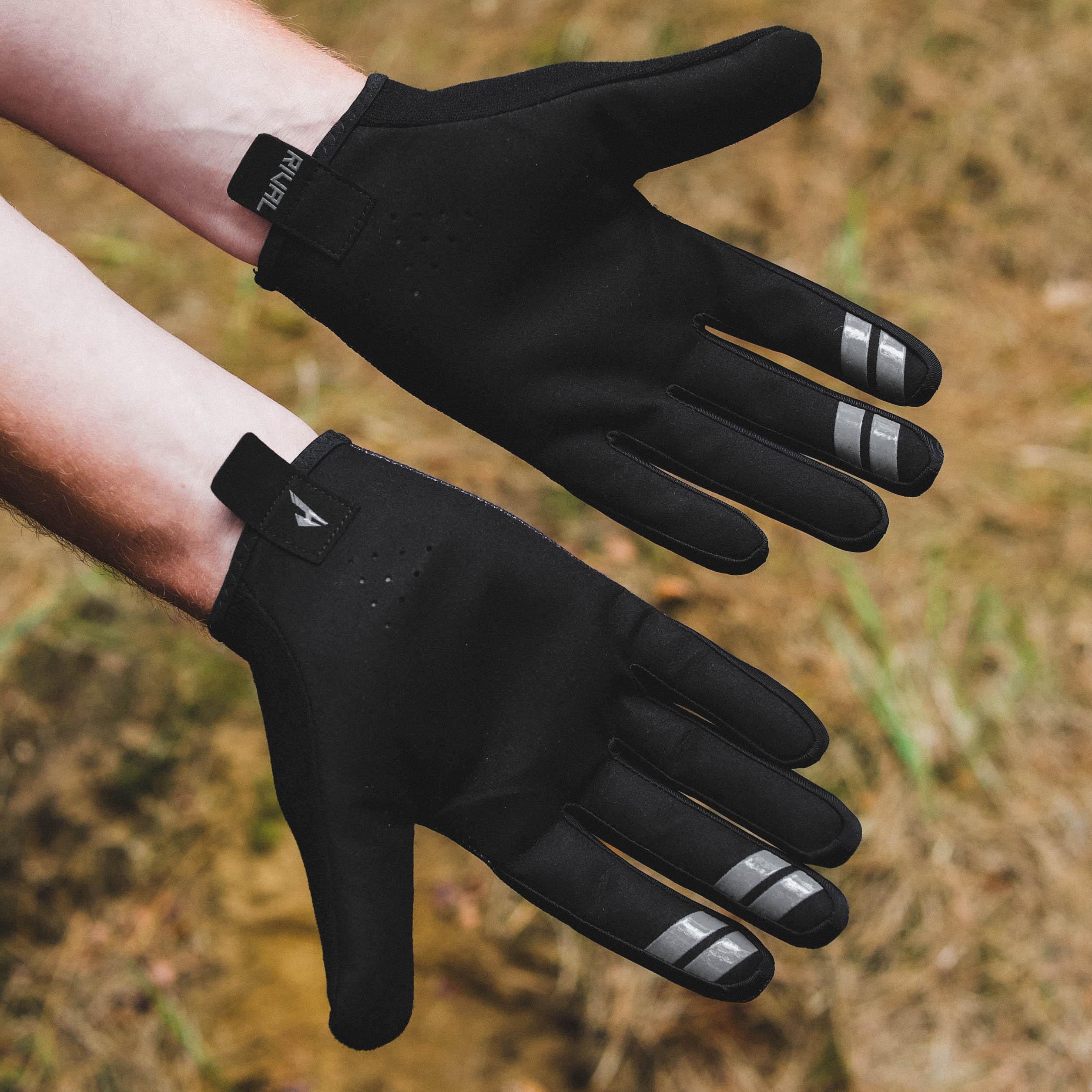 Rival Race Gloves | Onyx Black - HELFARE