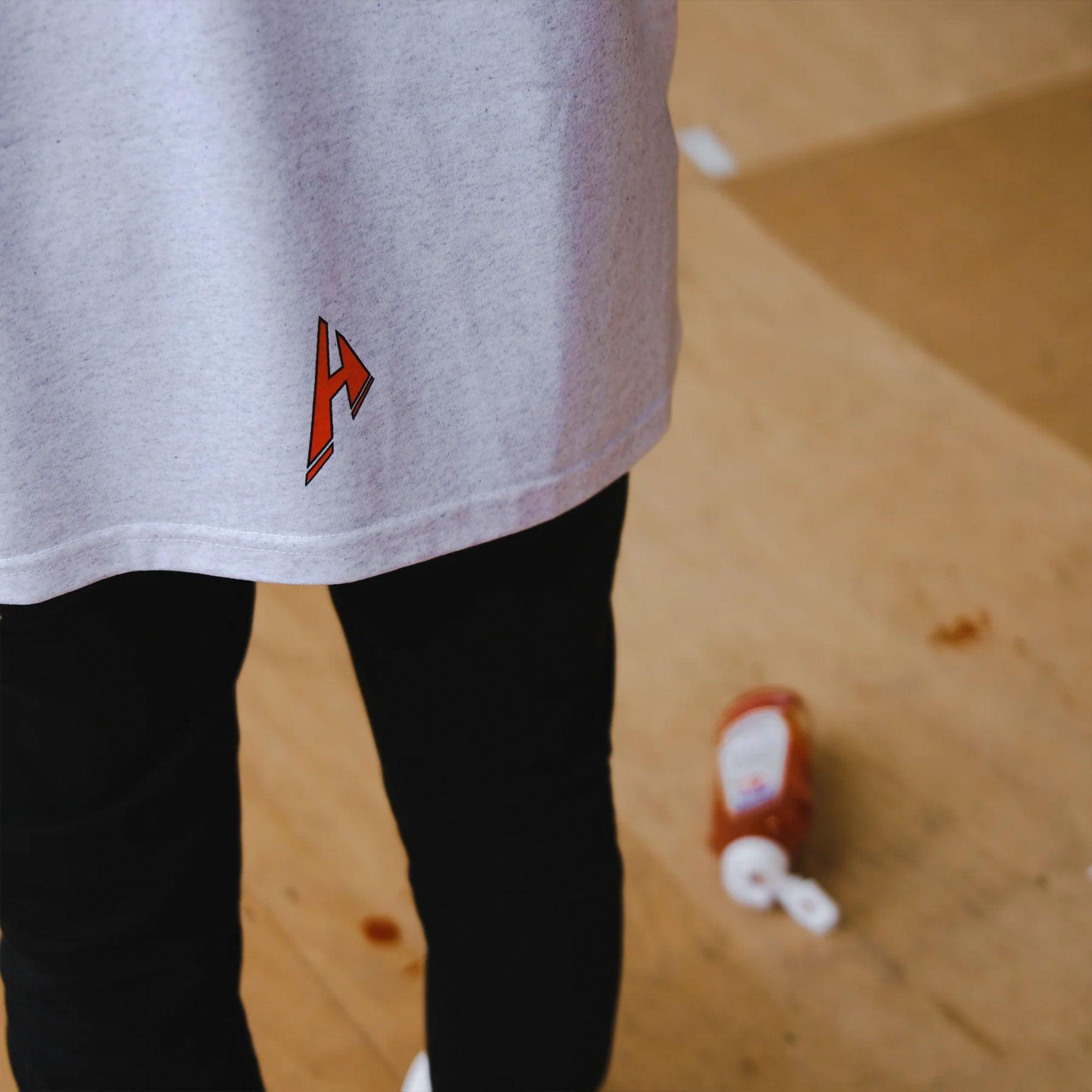 HELFARE Varsity T-Shirt I Grey | Stamp