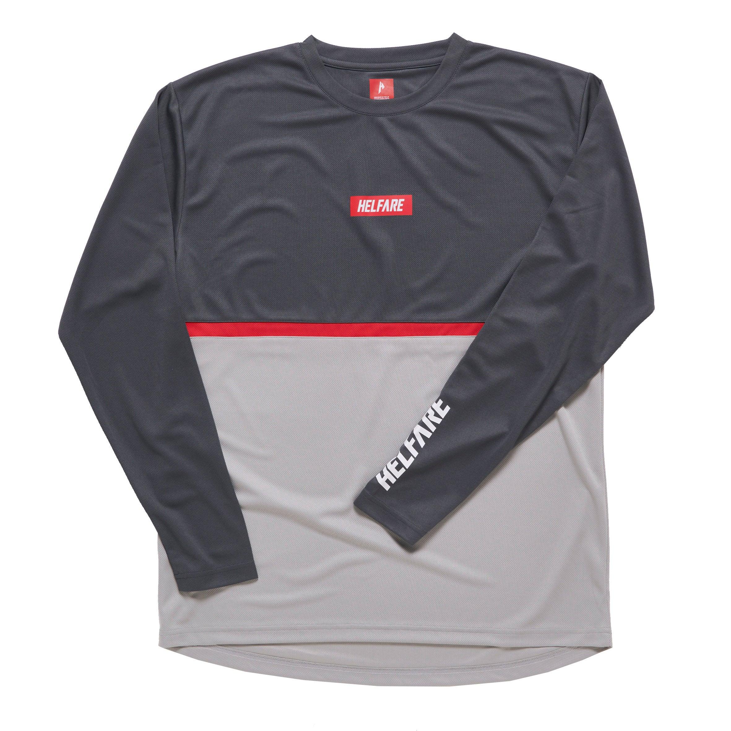 Cadence Long Sleeve Jersey | Grey - HELFARE