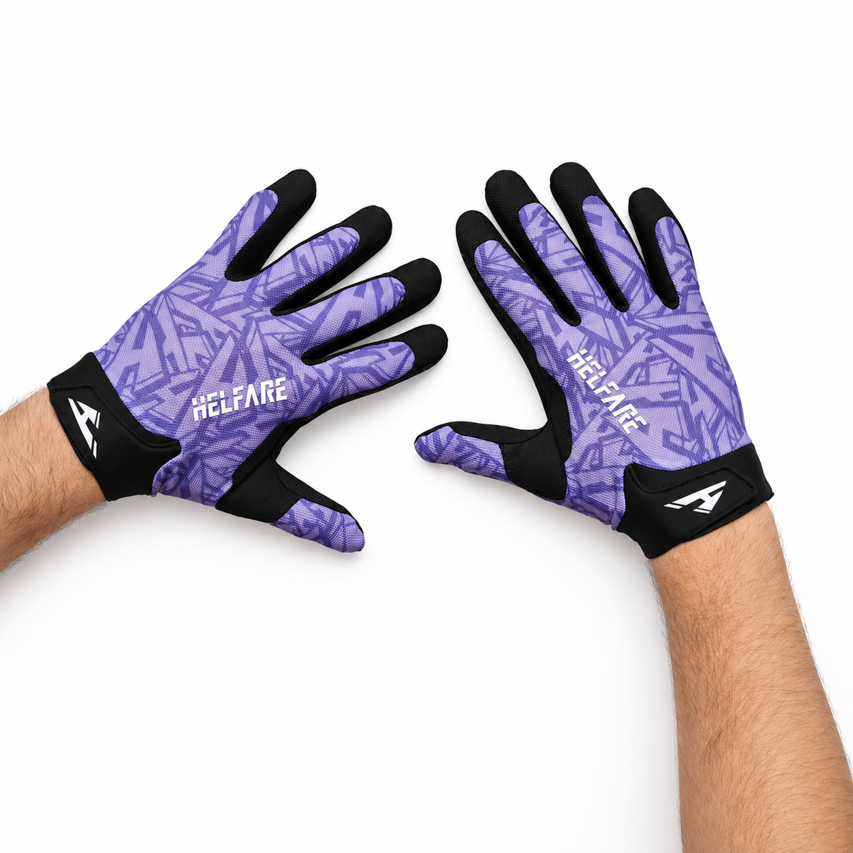Rival Gloves | Purple Scatter