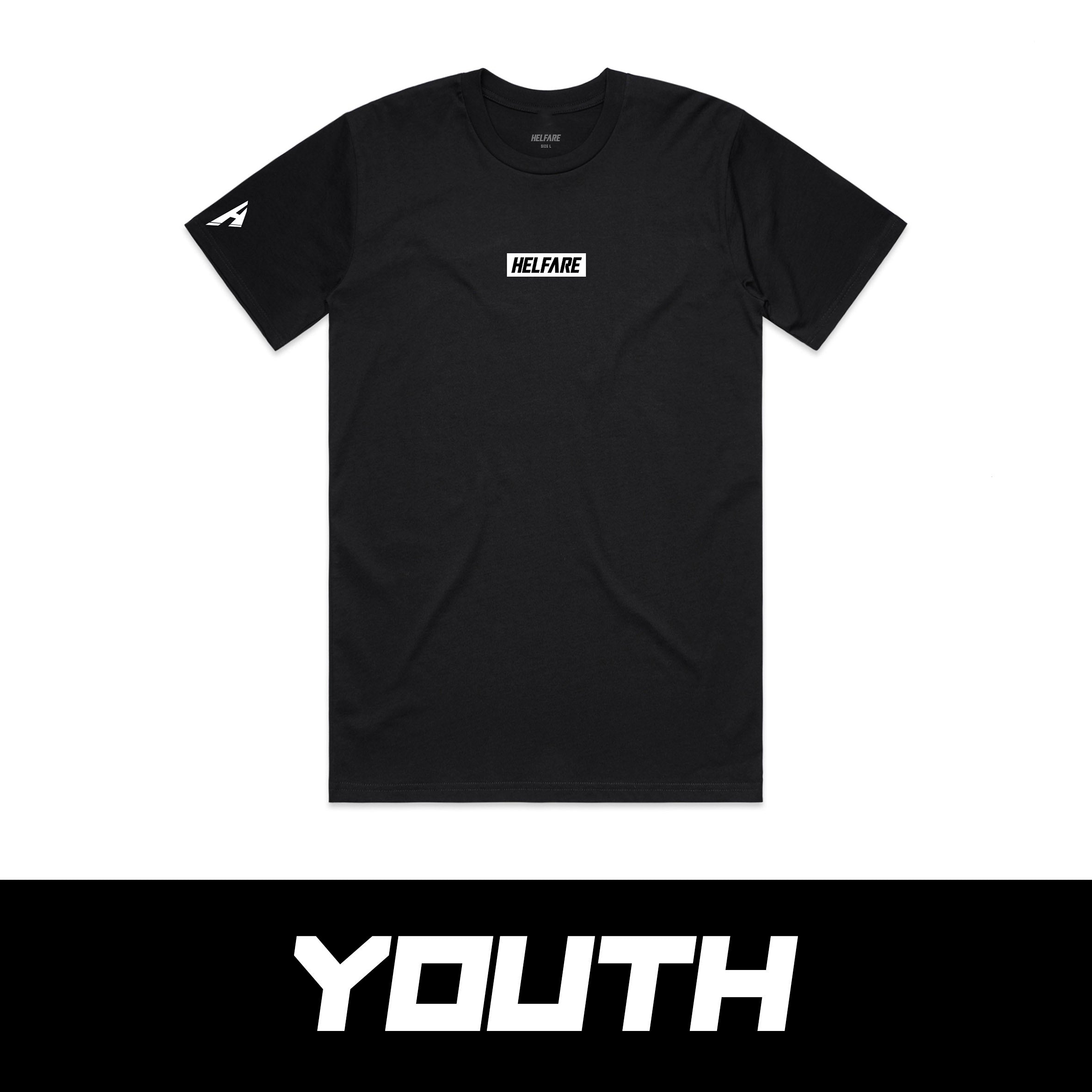 Youth Stamp Tee| Black