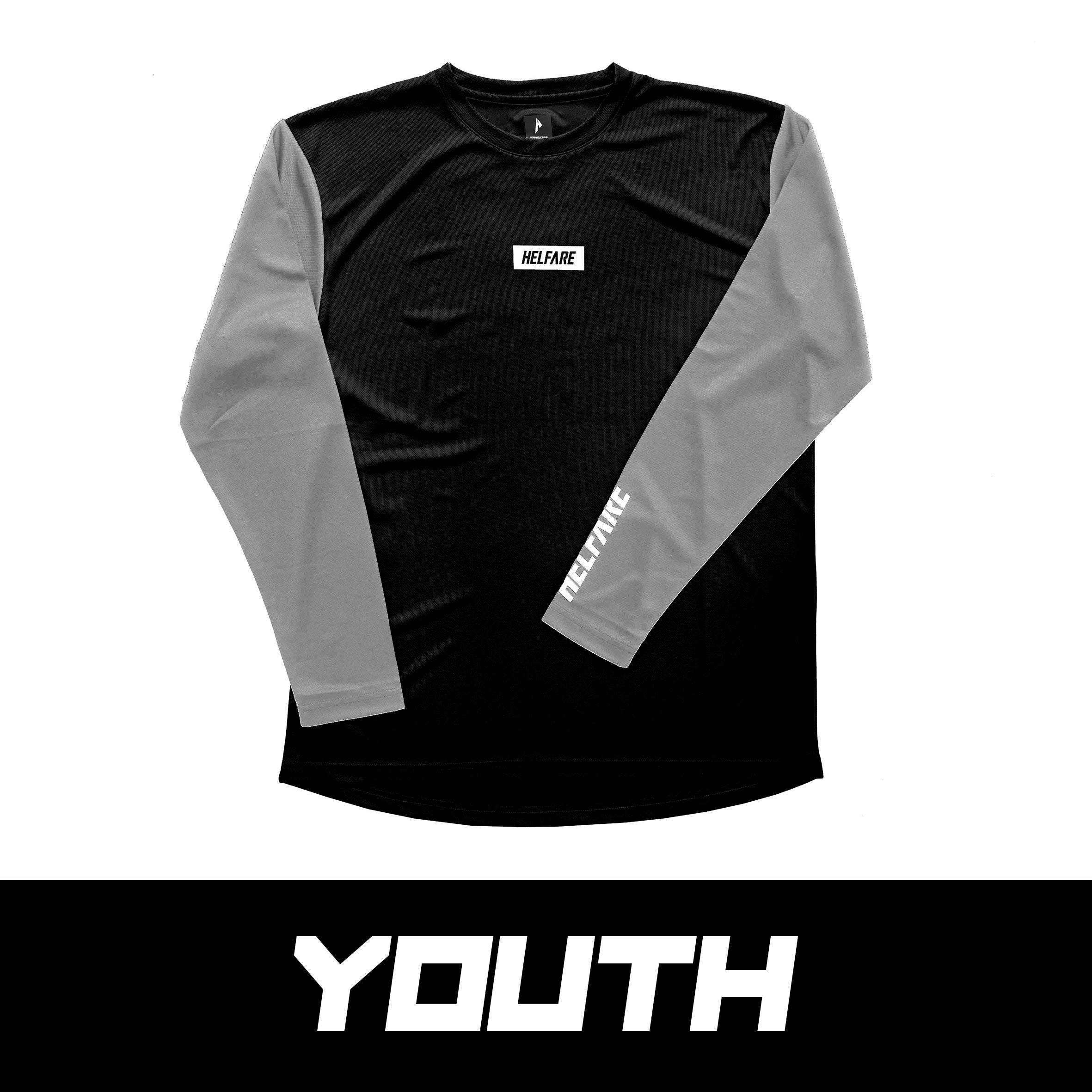 YOUTH Cadence Jersey | Black &amp; Grey sleeve