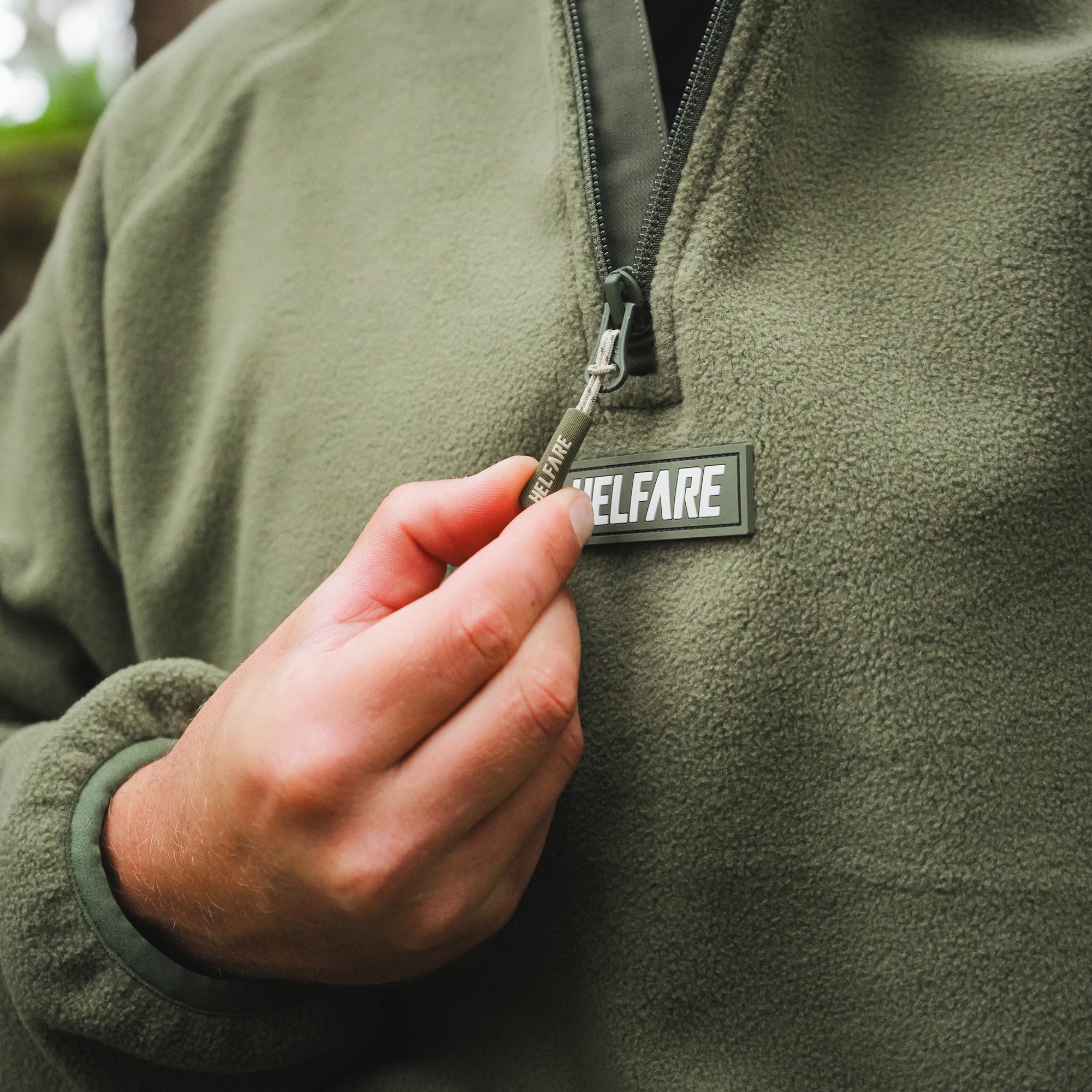 Polar 1/4 Zip Fleece | Moss Green