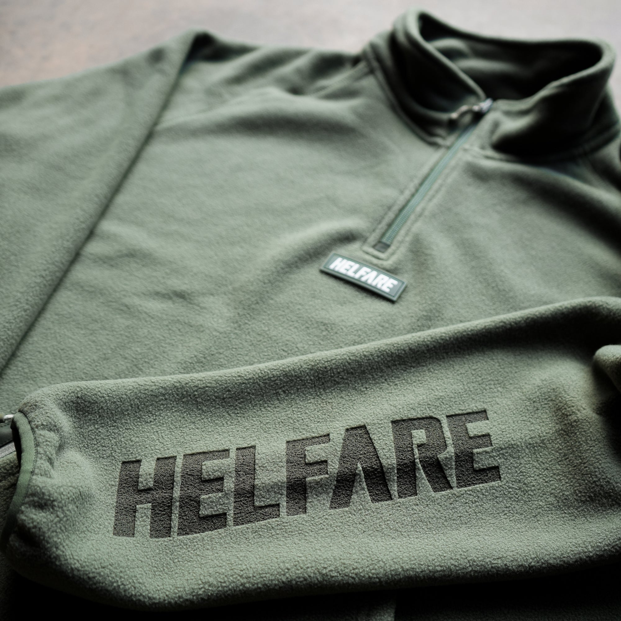 Polar 1/4 Zip Fleece | Moss Green