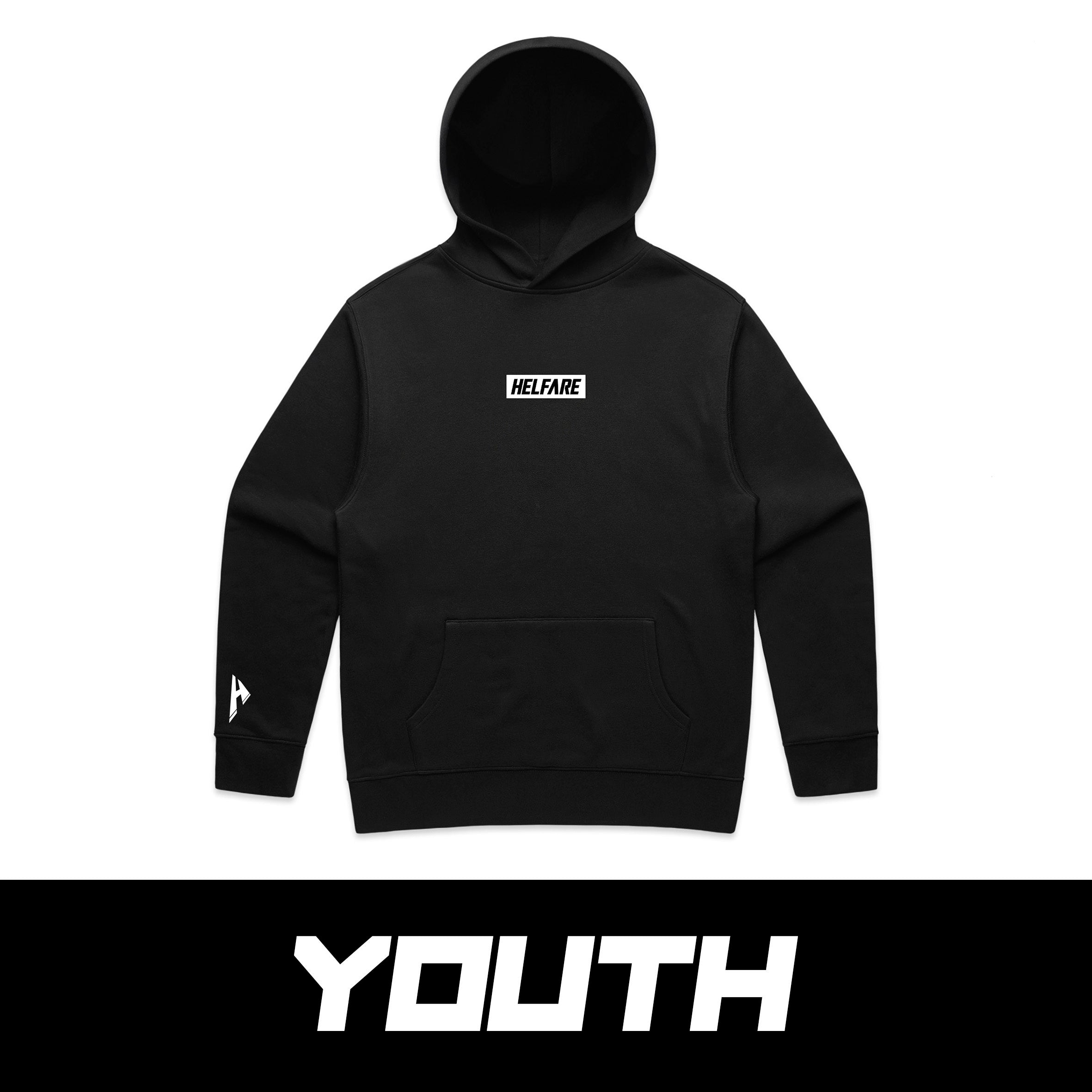 Youth Stamp Hood| Black