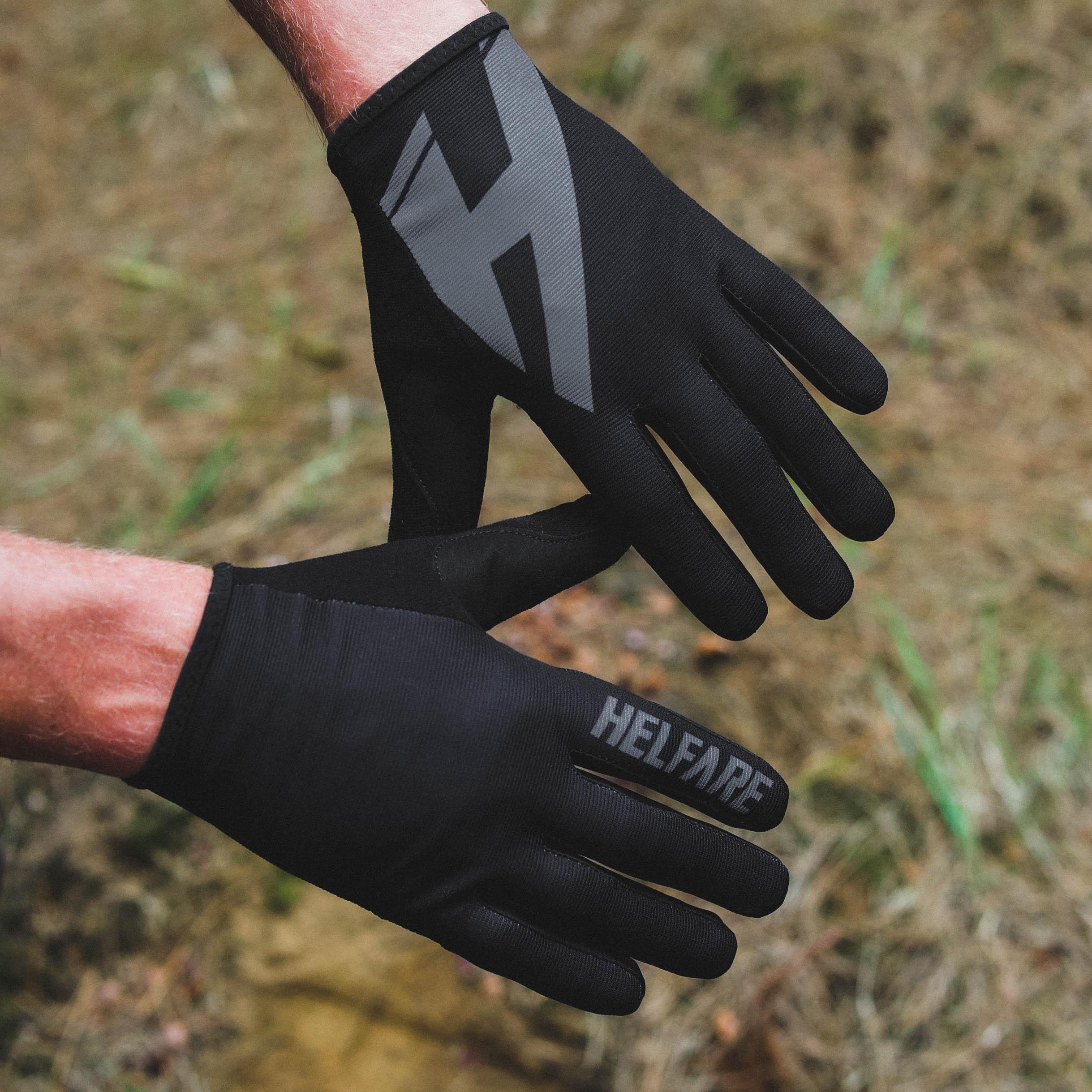 Rival Race Gloves | Onyx Black - HELFARE