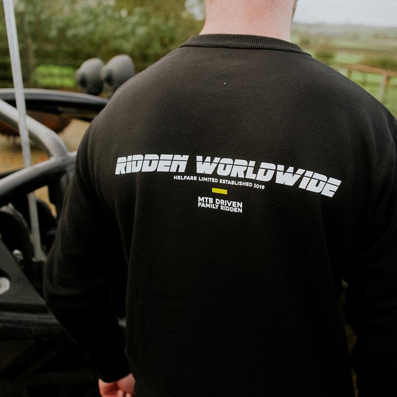 Ridden Worldwide Sweatshirt | Black - HELFARE
